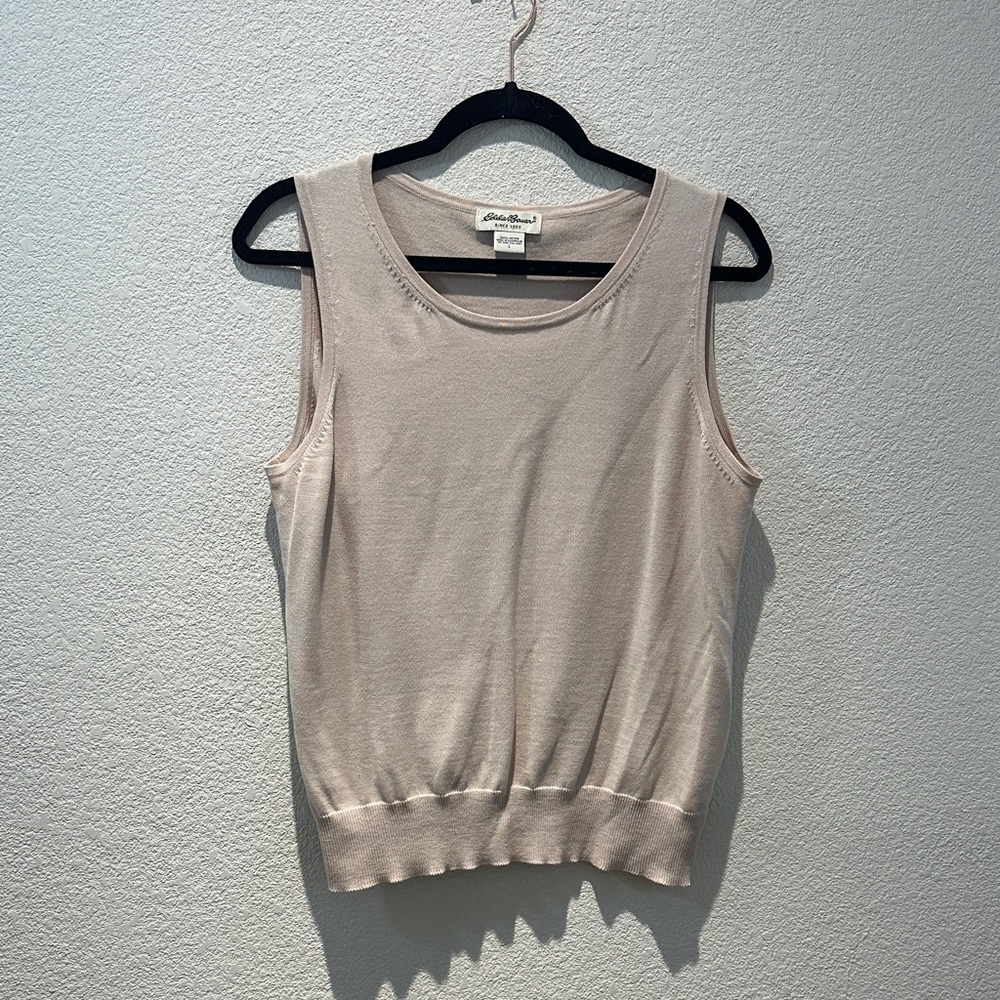Eddie Bauer Light Beige Tank Top Size Large